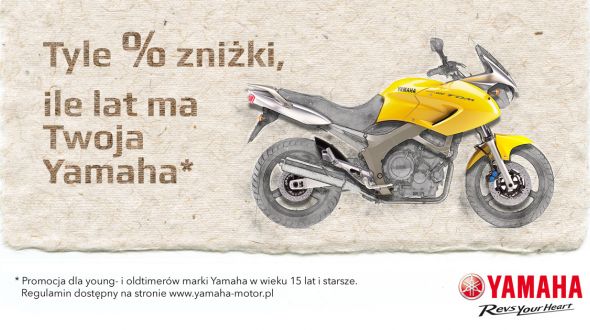 „Tyle % zniżki, ile lat ma Twoja Yamaha” - ponownie w salonach w całej Polsce