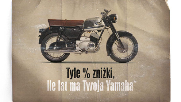 PROMOCJA "TYLE ZNIŻKI, ILE LAT MA TWOJA YAMAHA" ZNOWU DZIAŁA!