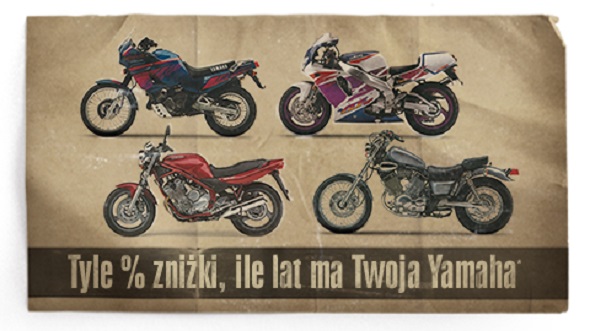 „Tyle procent zniżki, ile lat ma Twoja Yamaha” powraca!