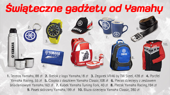 POMYSŁY NA ŚWIĄTECZNE GADŻETY OD YAMAHY